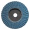 Weiler 3" BobCat Mini Abrasive Flap Disc, Flat (TY27), Type S  Mount, 60Z 50914 - alternate 2